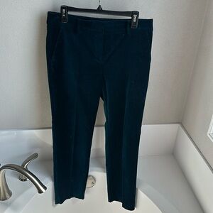 Loft Rivera Slim velvet pant size 6